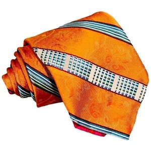 Robert Graham 100% Silk Textured
Necktie Made In The USA